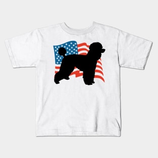 Poodle USA America - Dog Lover Dogs Kids T-Shirt